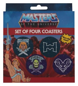 Masters of the Universe Untersetzer 4er-Pack Printed Metal
