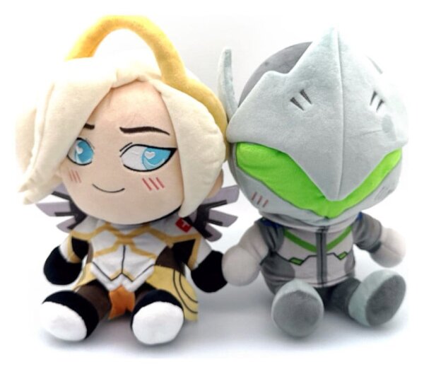 Overwatch Plüschfiguren 2er-Pack Genji & Mercy 22 cm