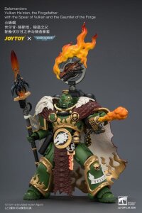 Warhammer Actionfigur Salamanders Vulkan Hestan, the Forgefather 13 cm