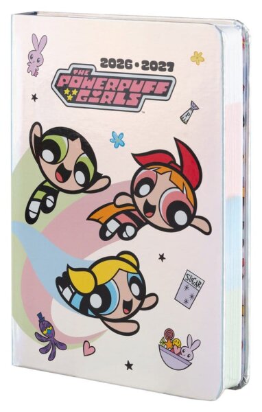 Die Powerpuff Girls Akademischer Planer 2026/27 A6 *EN*
