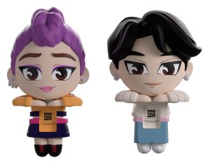 KPop Demon Hunters Vinyl Figuren Jinu & Rumi Monitor...