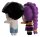 KPop Demon Hunters Vinyl Figuren Jinu & Rumi Monitor Buddiez 6 cm