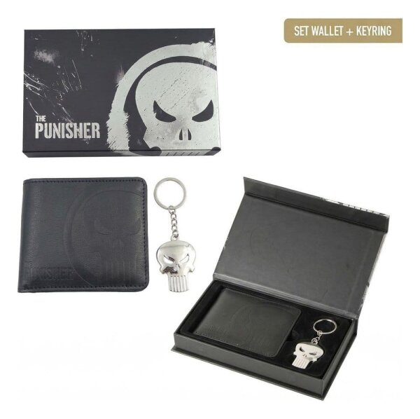 Marvel Geldbeutel Geschenkset Punisher