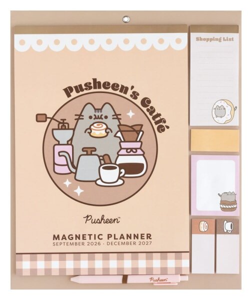 Pusheen magnetischer Planer 2026/27 30 x 35 cm