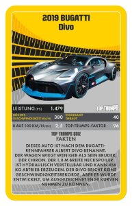 Super Cars Kartenspiel Top Trumps *DE*