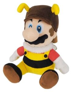 Super Mario Plüschfigur Bee Mario 18 cm
