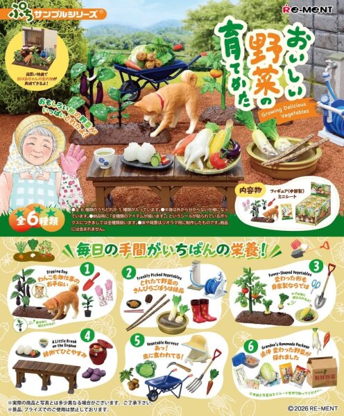 Vegetable Harvesting Minifiguren Blind Box Display (6)