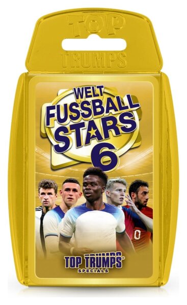 Weltfussballstars 6 Kartenspiel Top Trumps *DE*