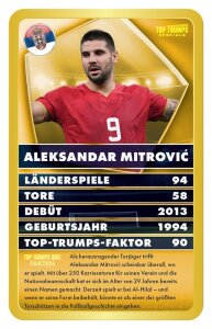 Weltfussballstars 6 Kartenspiel Top Trumps *DE*