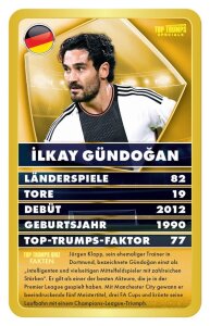 Weltfussballstars 6 Kartenspiel Top Trumps *DE*