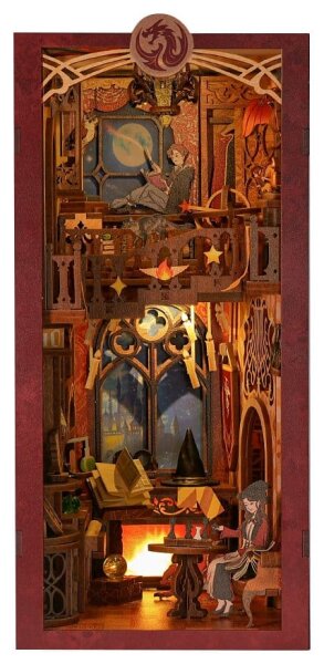 Book Nook Flame Common Room 23 x 11 cm