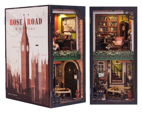 Book Nook Rose Detective Agency 23 x 11 cm