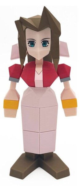 Final Fantasy VII Polygon Vinyl Figur Aerith Gainsborough 14 cm