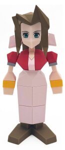 Final Fantasy VII Polygon Vinyl Figur Aerith Gainsborough...