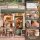 Miniature House Model Kit Sunny Cafe 20 x 16 cm