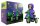 Misfits Super Cycles Fahrzeug Fiend (Purple w/ Green Trike)