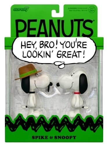 Peanuts ReAction Actionfiguren 2er-Pack Snoopy & Spike 10 cm