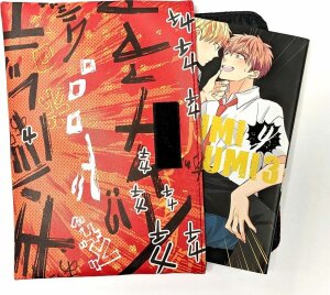Uchiwa Manga-Hülle Kanjis 24 cm