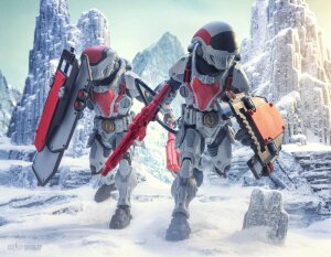 Cosmic Legions: Outpost Zaxxius Actionfigur T.U.5.C.C. Phantom Trooper