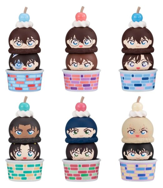 Detective Conan Tsumichen Stack up & Change Minifiguren 8 cm Blind Box Sortiment (6)