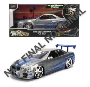 Fast & Furious Diecast Modell 1:24 Anniversary Nissan...