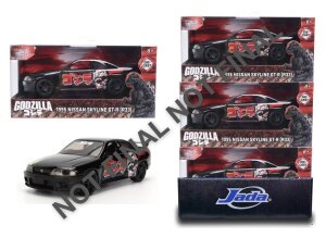 Godzilla Diecast Modell 1:32 Nissan Skyline GT-R R33...