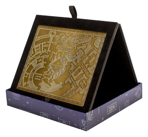 Harry Potter Replik Marauders Map Metal Map 15 cm