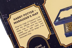 Harry Potter Replik Marauders Map Metal Map 15 cm