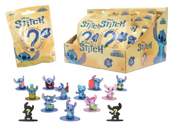 Lilo & Stitch Nanofigs Minifiguren Stitch Blind Box Display (24)
