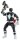 Power Rangers Season 2 Auto-Morphin Actionfigur Black Ranger