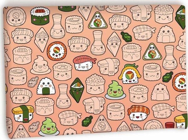 Uchiwa Manga-Hülle Sushies 24 x 17 cm