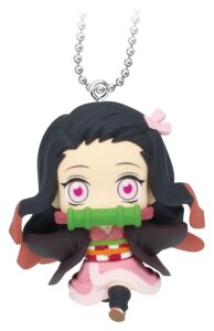 Demon Slayer Swing Danglers Schlüsselanhänger 3 cm Mystery Capsule Display (12)