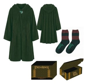 Der Herr der Ringe Fleece-Umhang & Socken Geschenkset