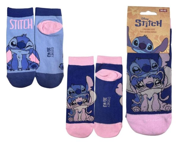Disney Socken 2er-Pack Stitch Short 36-43