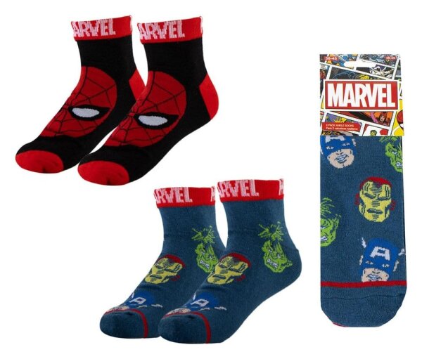 Marvel Socken 2er-Pack Short 38-45