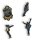 Michael Jackson Ansteck-Pins Set (4)