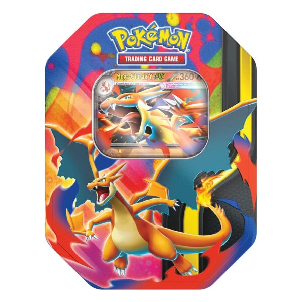 Pokemon TCG ex Tin-Box 126 Mega-Glurak Y DE