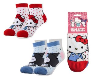 Sanrio Socken 2er-Pack Hello Kitty Short 36-43
