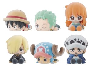 One Piece Nuippo Blind Box Minifiguren 6 cm Display (6)