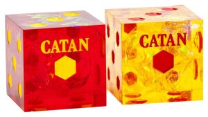 Catan Würfel Set D6 Sharp Edge Resin 