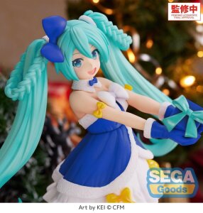 Character Vocal Series 01: Hatsune Miku High Premium PVC Figur Hatsune Miku Sapphire Christmas Ver. 21 cm