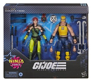 G.I. Joe Classified Series Actionfiguren 2er-Pack #212 Ninja Force Scarlett & TJbang 15 cm