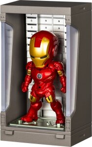 Marvel Mini Egg Minifiguren Iron Man Hall of Armor Blind Box Sortiment (6) 8 cm