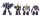 Transformers Dramatic Capture Series Actionfiguren 4er-Pack Decepticons Part 2