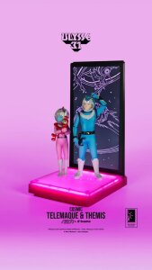 Ulysse 31 Neon Figur 1/9 Telemachus & Themis Cosmic Version 20 cm