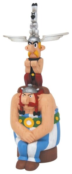 Asterix Resin Statue Totem Asterix, Obelix & Idefix 40 cm