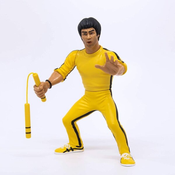 Bruce Lee Zombie Sailors Toys Actionfigur Yellow Tracksuit 11 cm