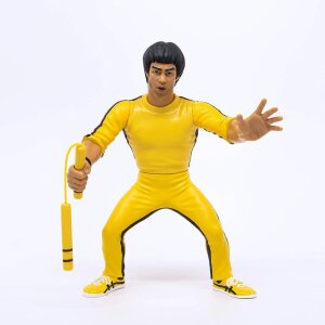 Bruce Lee Zombie Sailors Toys Actionfigur Yellow Tracksuit 11 cm