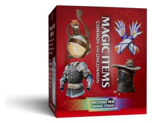 Dungeons & Dragons RPG Referenzkarten - Magische Gegenstände (Gewöhnlich und Ungewöhnlich) *EN*