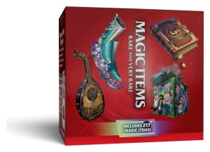 Dungeons & Dragons RPG Referenzkarten - Magische Gegenstände (Selten und Sehr selten) *EN*